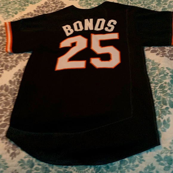Barry Bonds San Francisco Giants Majestic MLB Baseball Jersey #25 - Picture 2 of 2